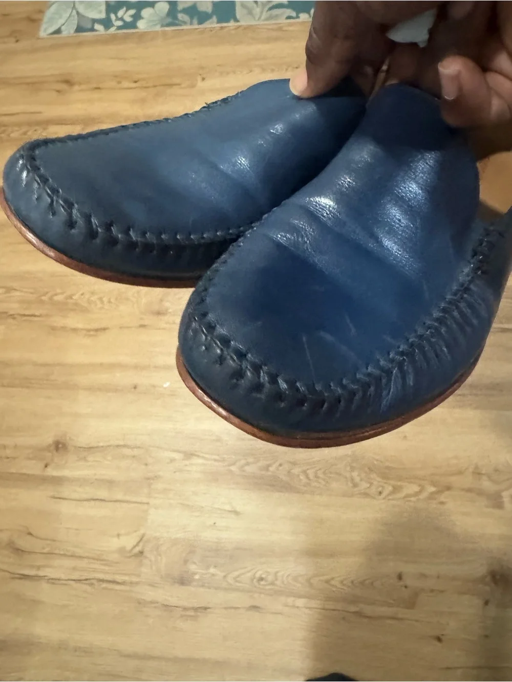 Florsheim smooth navy
